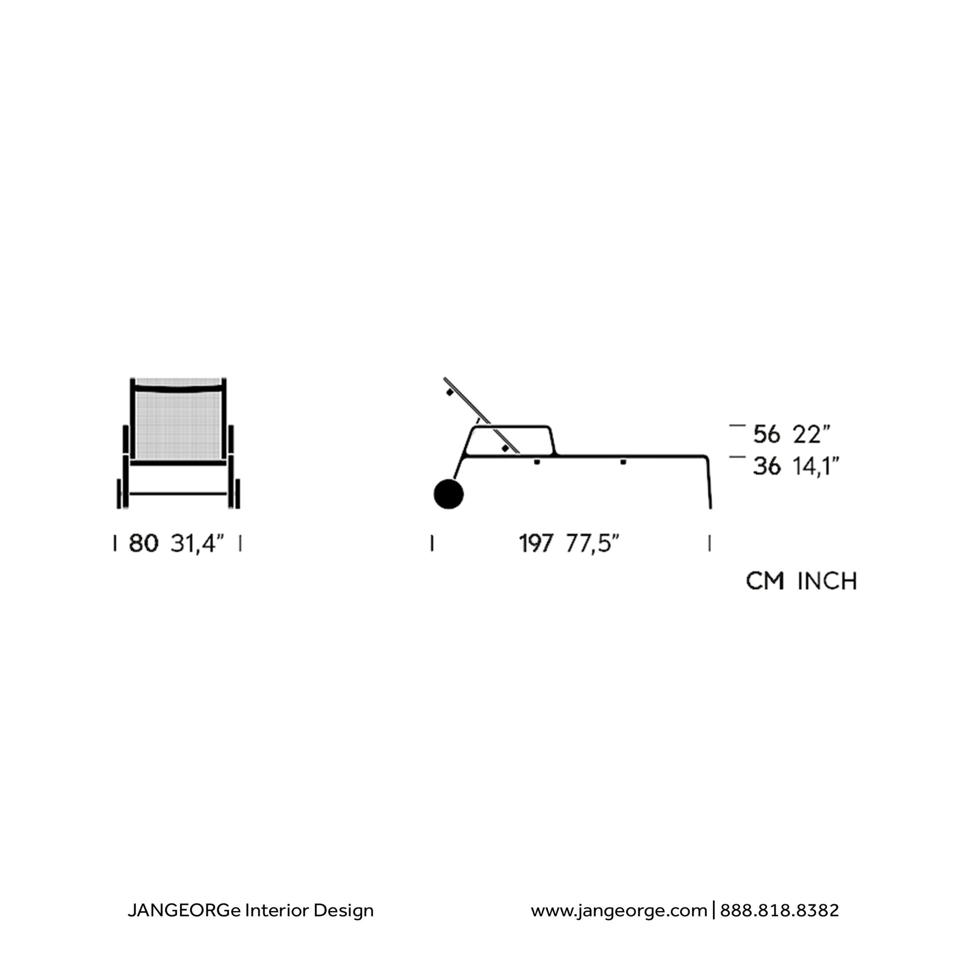 JANGEORGe Interiors & Furniture Kettal Park Life Deckchair