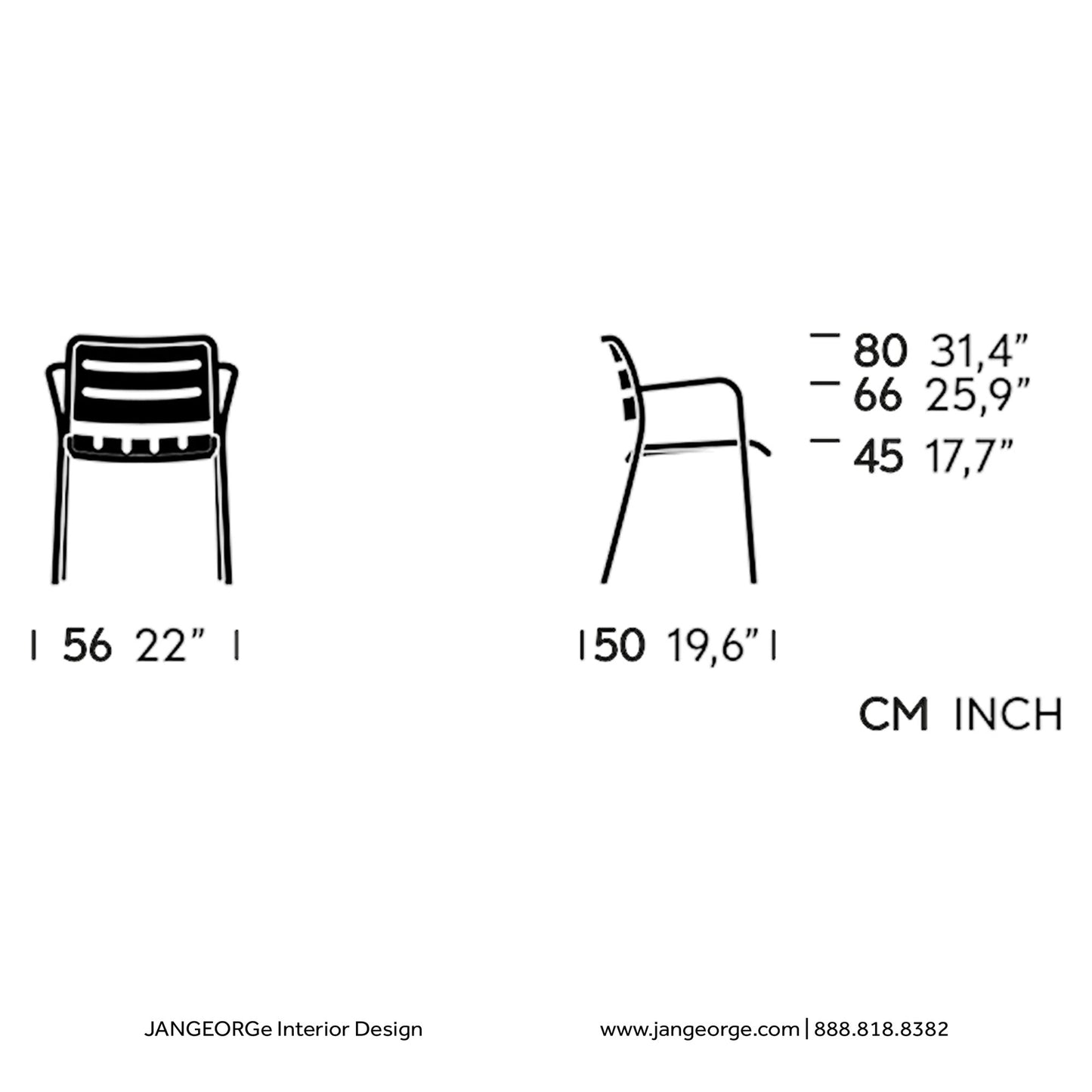 JANGEORGe Interiors & Furniture Kettal Village DIning Armchair