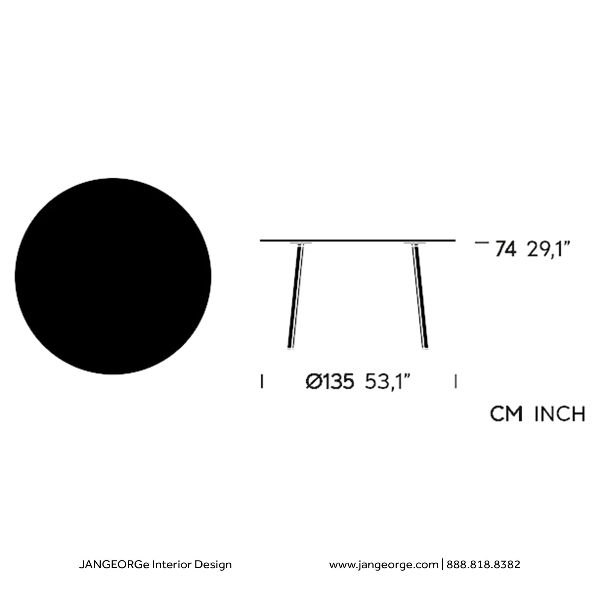 JANGEORGe Interiors & Furniture Kettal Village Round Dining Table 135