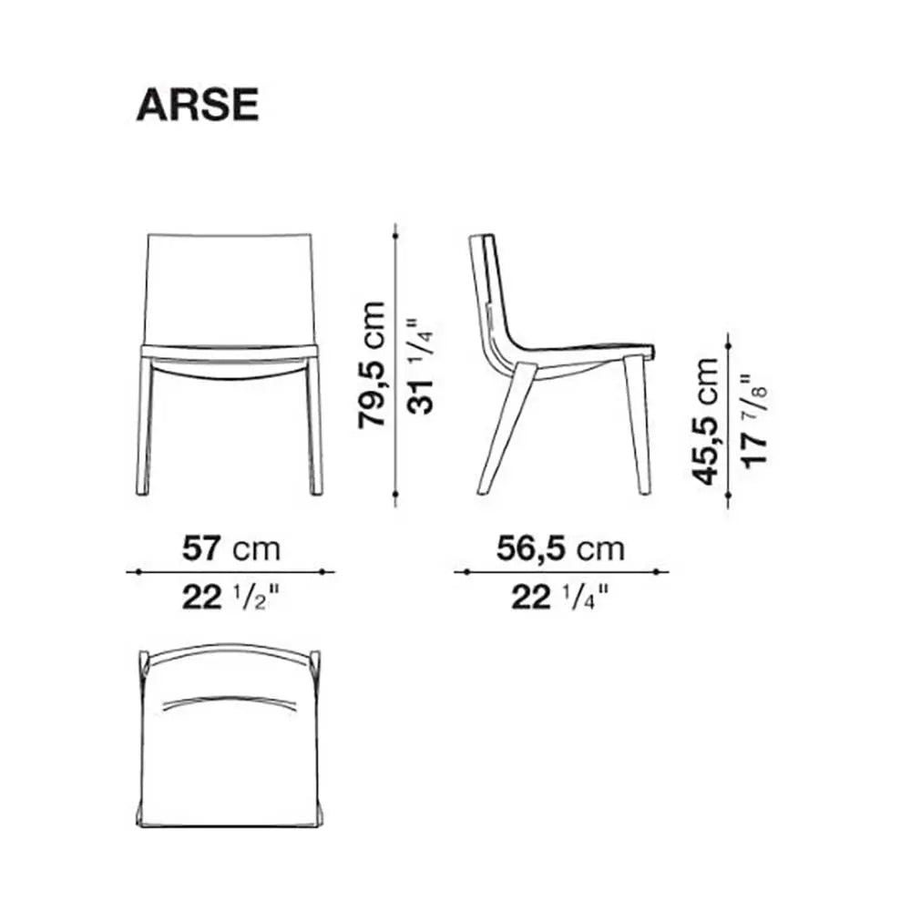 Acanto - Chair 57cm (ARSE) - JANGEORGe Interiors & Furniture