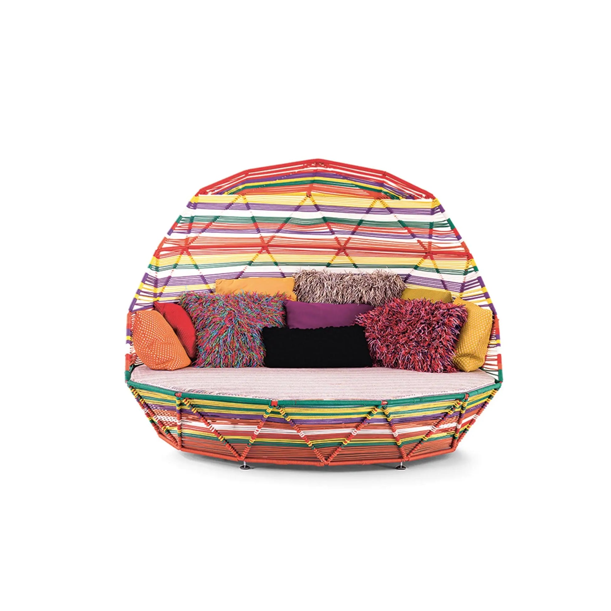 Tropicalia - Daybed with 7 Cushions (060) - JANGEORGe Interiors & Furniture