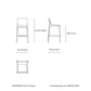 JANGEORGe Interiors & Furniture Poliform Seattle Stools Diagram