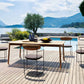 Keel 922/L, Armchair with Upholstered Seat and Solid Ash Wood Backrest - Outdoor Chair - JANGEORGe Interiors & Furniture