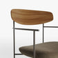 Keel 922/A, Barstool with Upholstered Seat and Solid Ash Wood Backrest - Outdoor Chair - JANGEORGe Interiors & Furniture