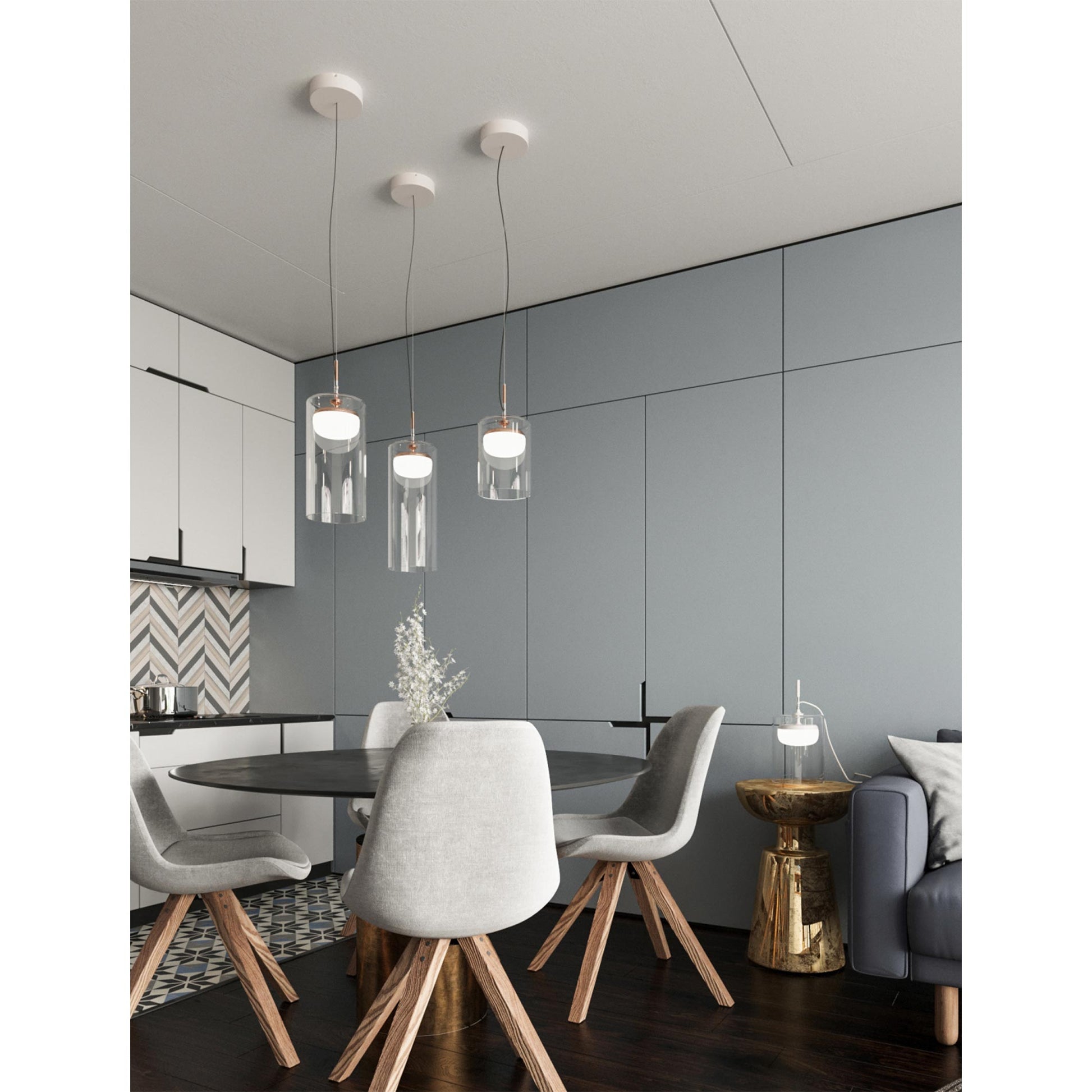 Diver S1 - Suspension Lamp (Floor Model Greenwich CT) Prandina