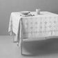 JANGEORGe Interiors & Furniture Society Limonta Bijou Tablecloth Bianco