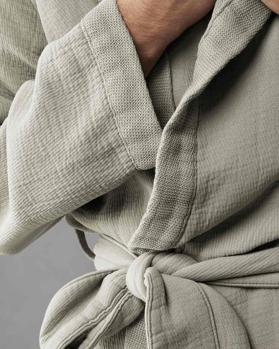 JANGEORGe Interiors & Furniture Society Limonta Kur Bathrobe Mastice