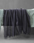 JANGEORGe Interiors & Furniture Society Limonta Single Throw Anthracite