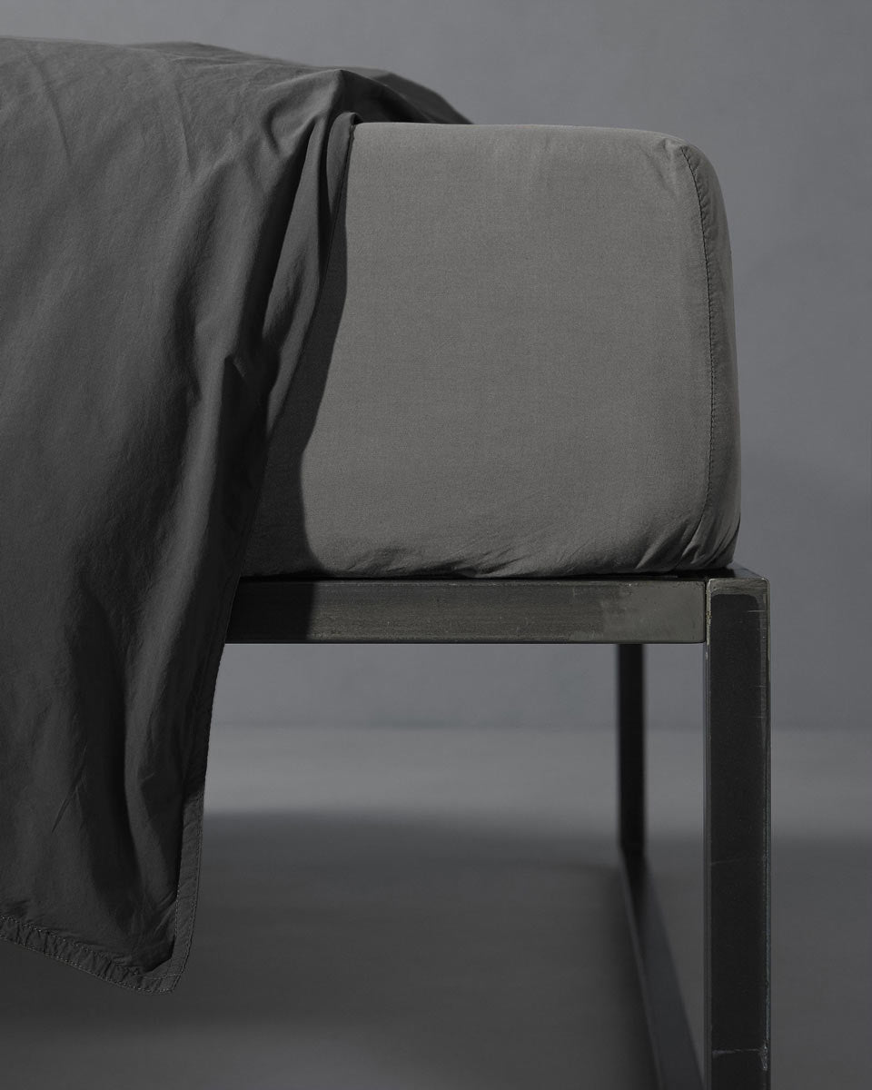 JANGEORGe Interiors & Furniture Society Limonta Nite Fitted Sheet Fumo