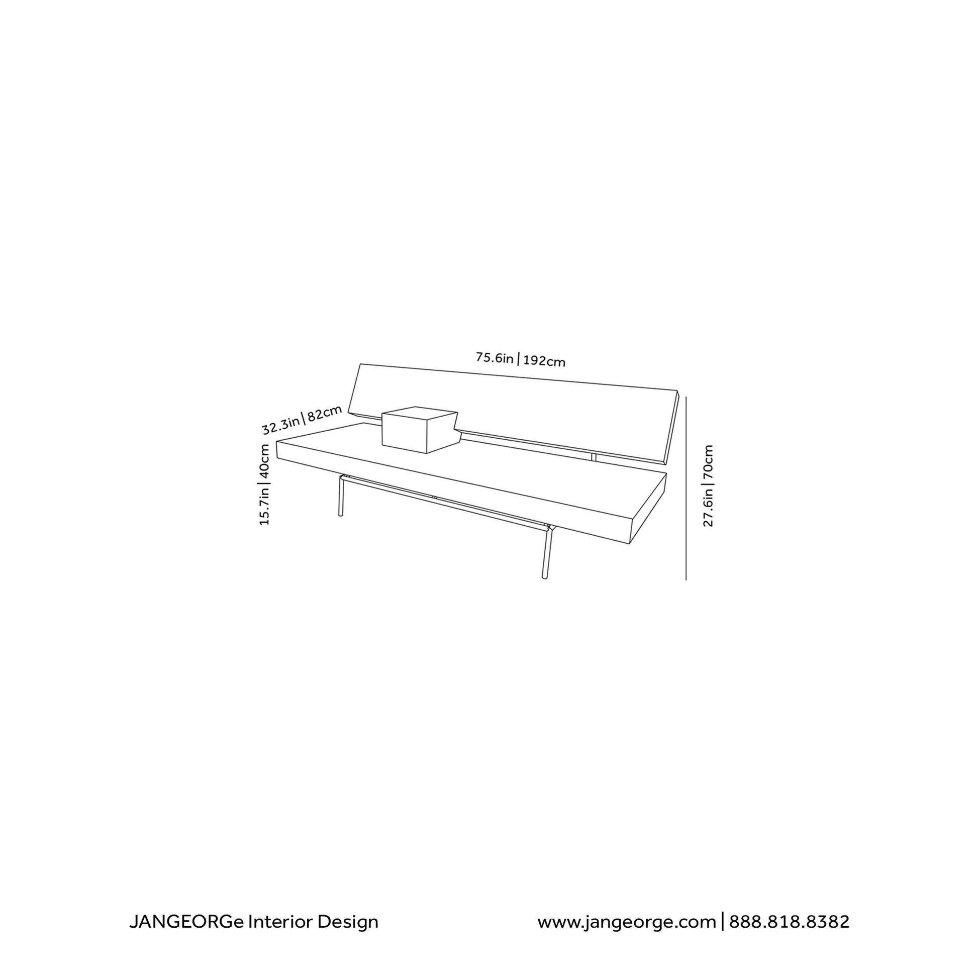 JANGEORGe Interiors & Furniture Spectrum Design BR 02 Sofa Bed