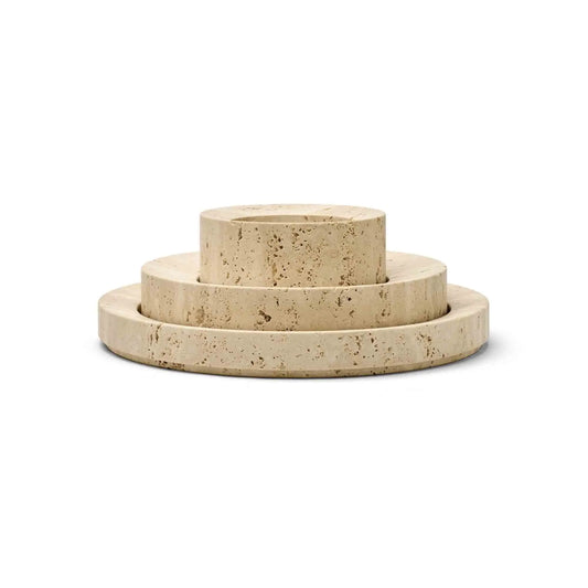 JANGEORGe Interiors & Furniture When Objects Work Neri & Hu Travertine Bowls