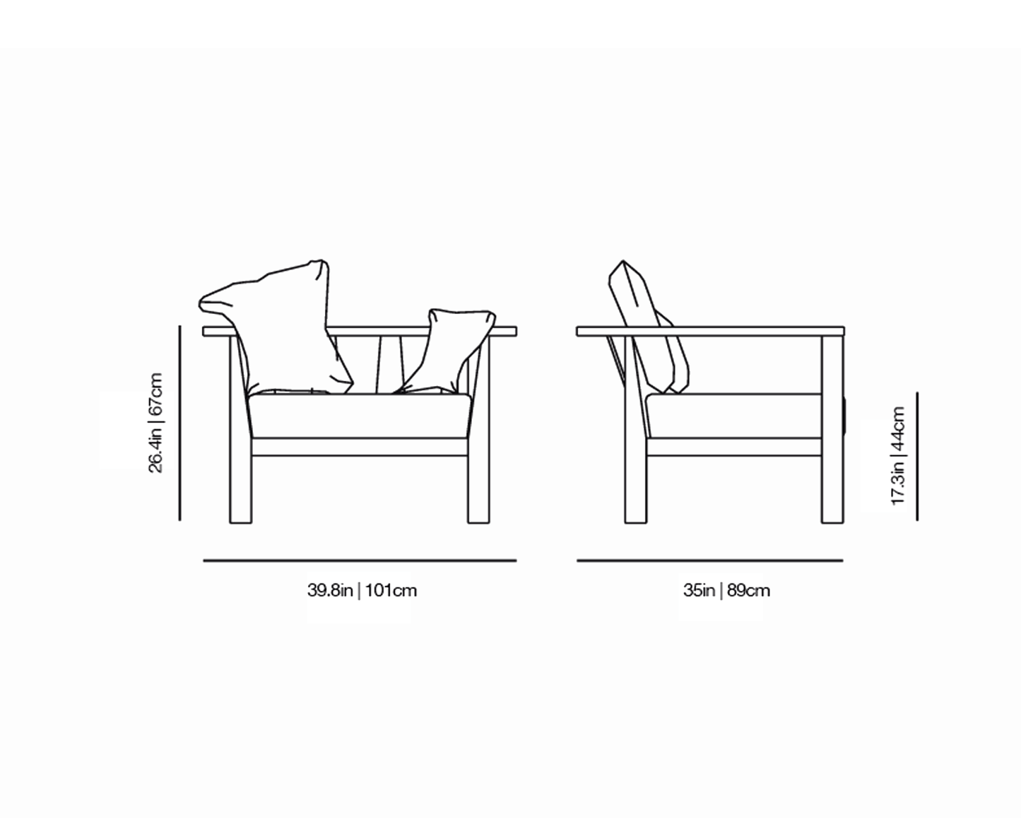 InOut 01 Armchair | Gervasoni | JANGEORGe Interior Design