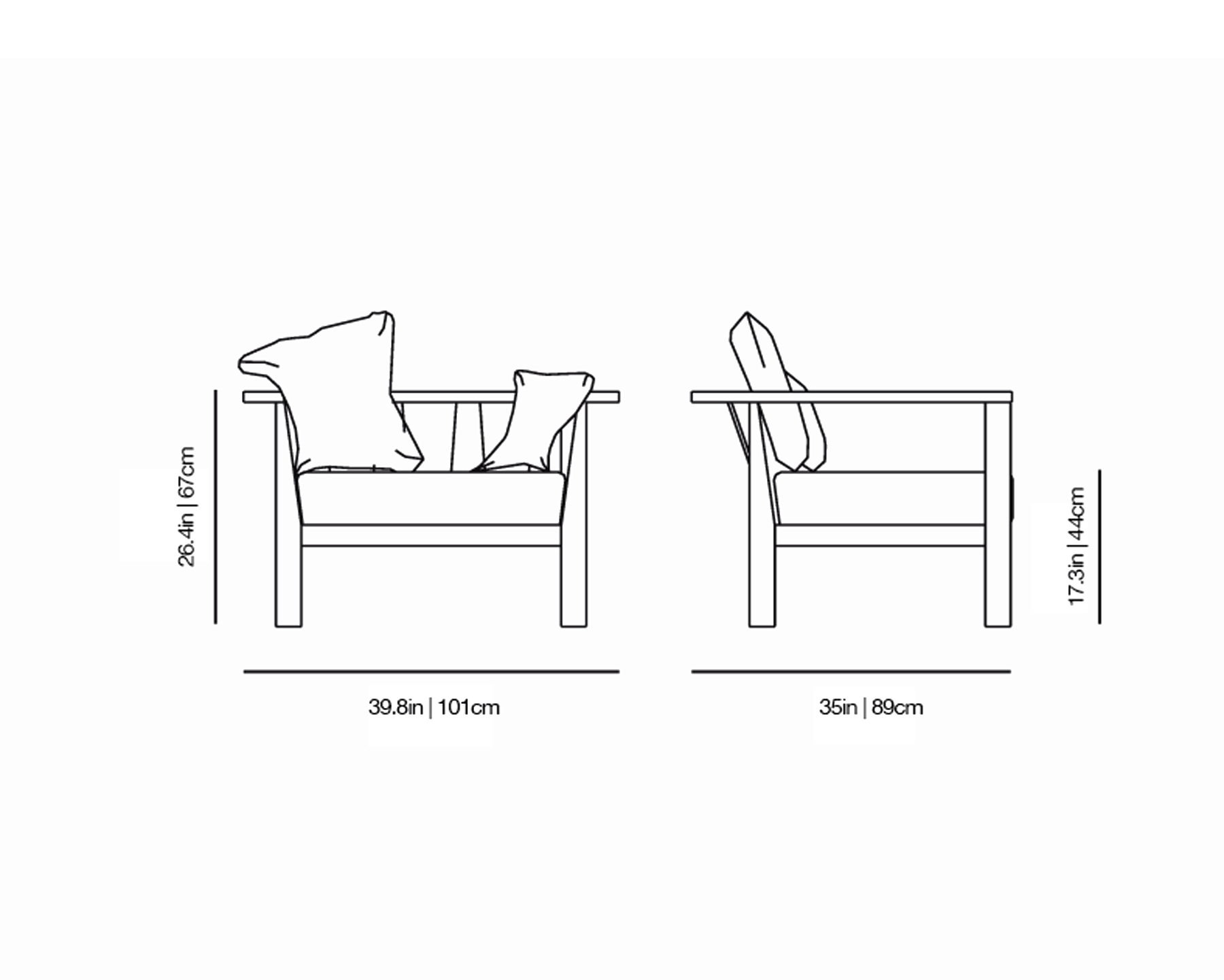 InOut 01 Armchair | Gervasoni | JANGEORGe Interior Design